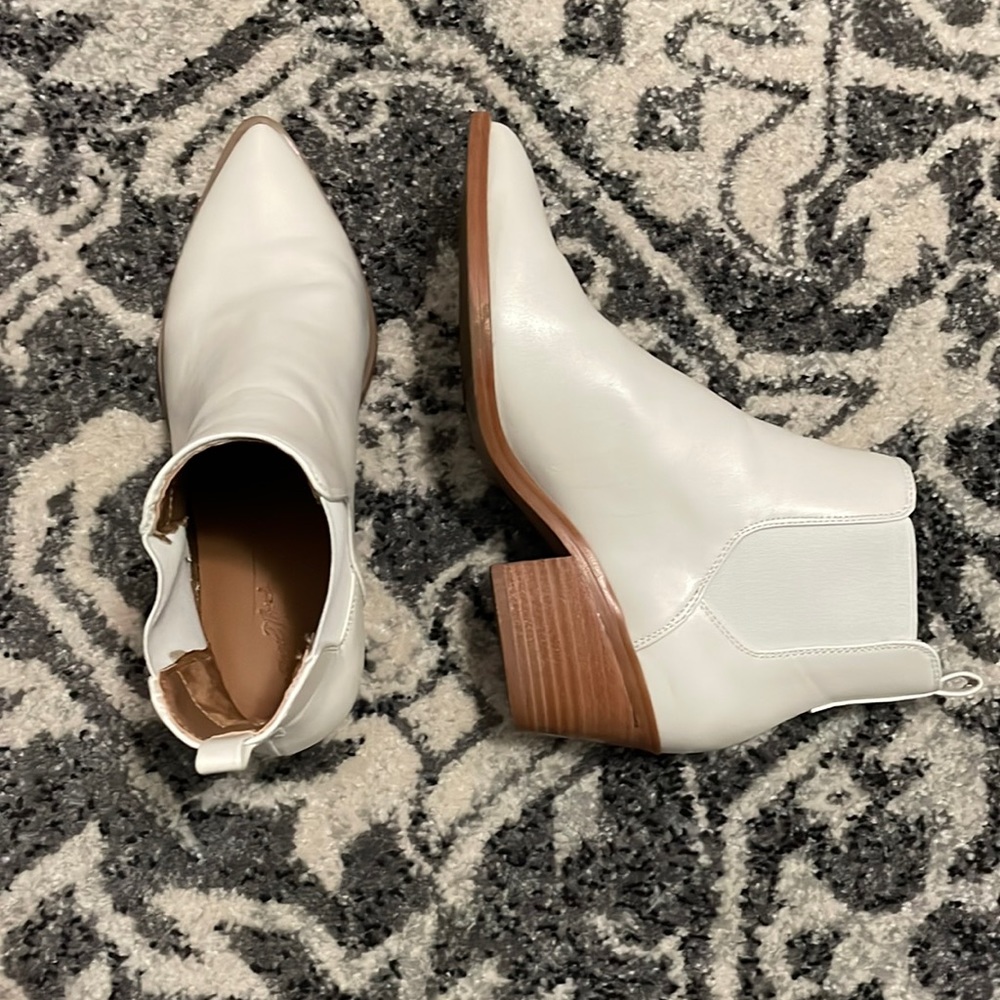 White booties